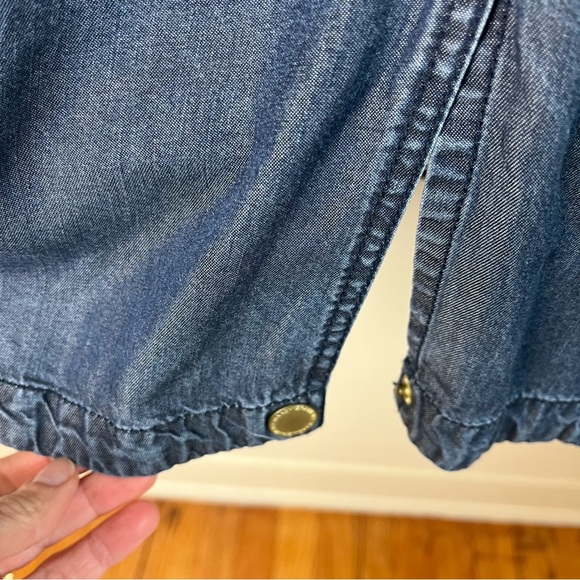 Isaac Mizrahi Blue Utility Jacket - Picture 7 of 12